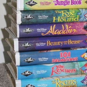 7 Rare Black Diamond Collection Walt Disney VHS
